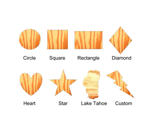 Wooden Blanks | Solid Shapes | Customizable | For Crafting and Artwork