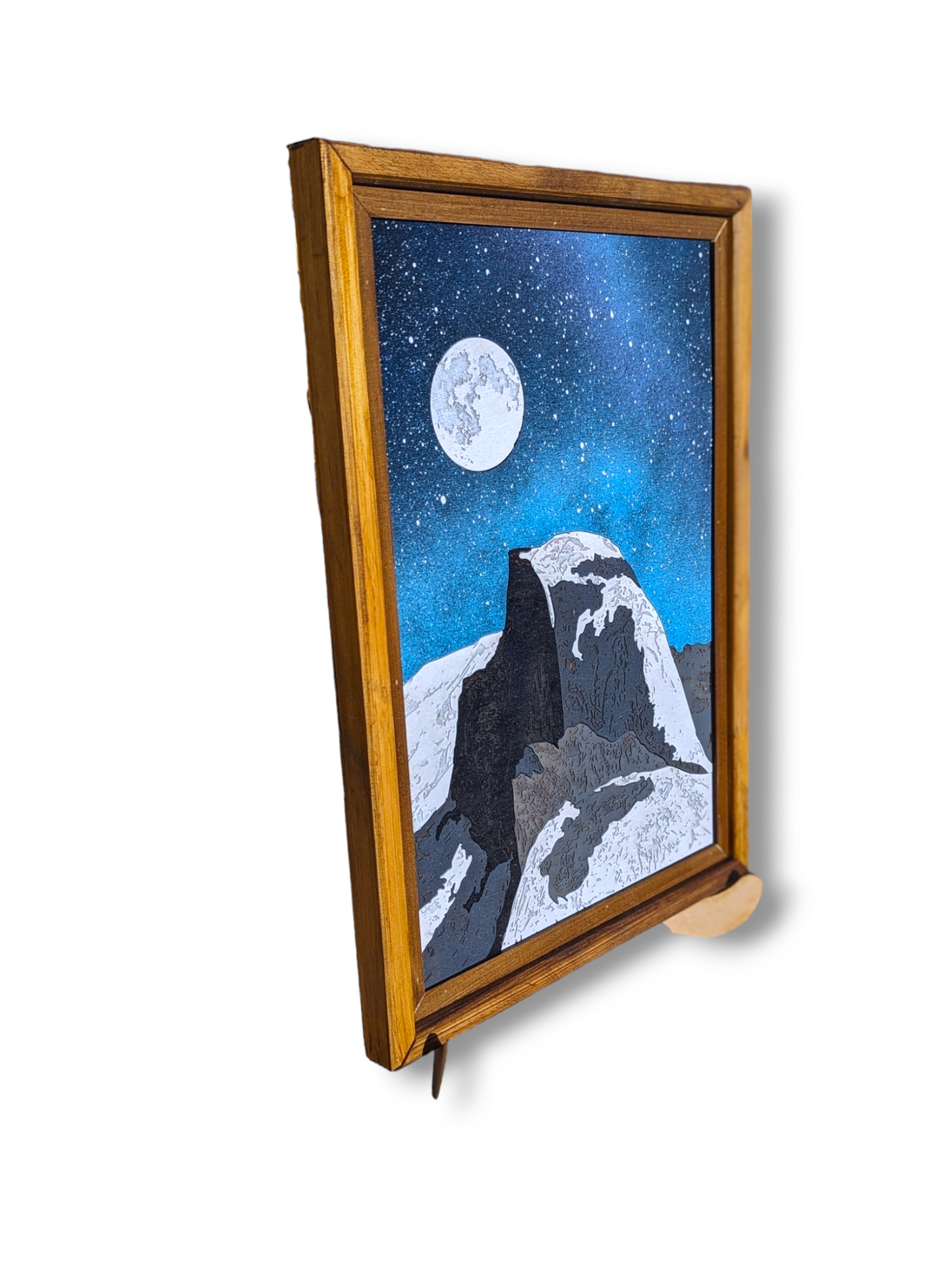 Realistic Wood Art | Half Dome | 8X11 Rectangular