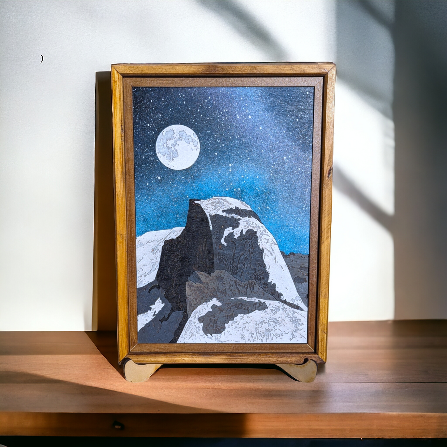 Realistic Wood Art | Half Dome | 8X11 Rectangular