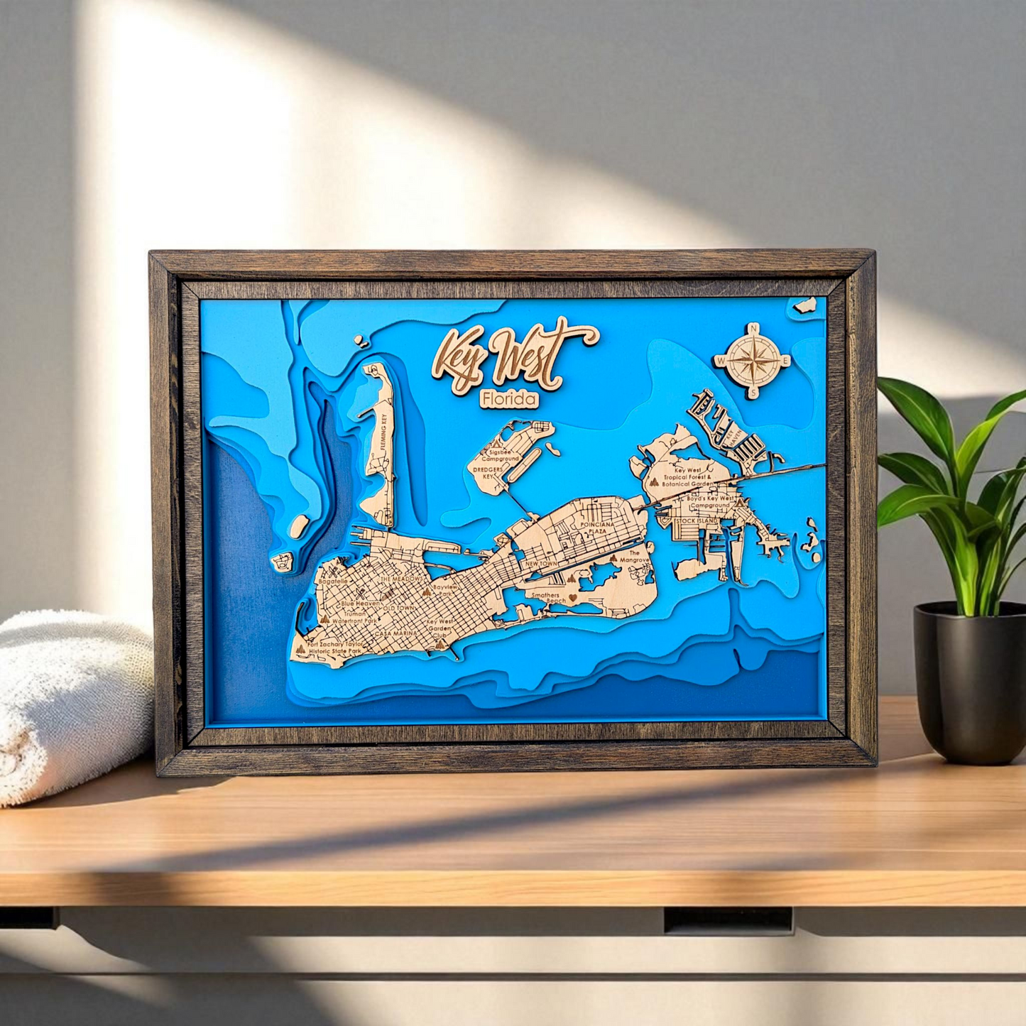 Custom Lake Bathymetry Map | Various Sizes