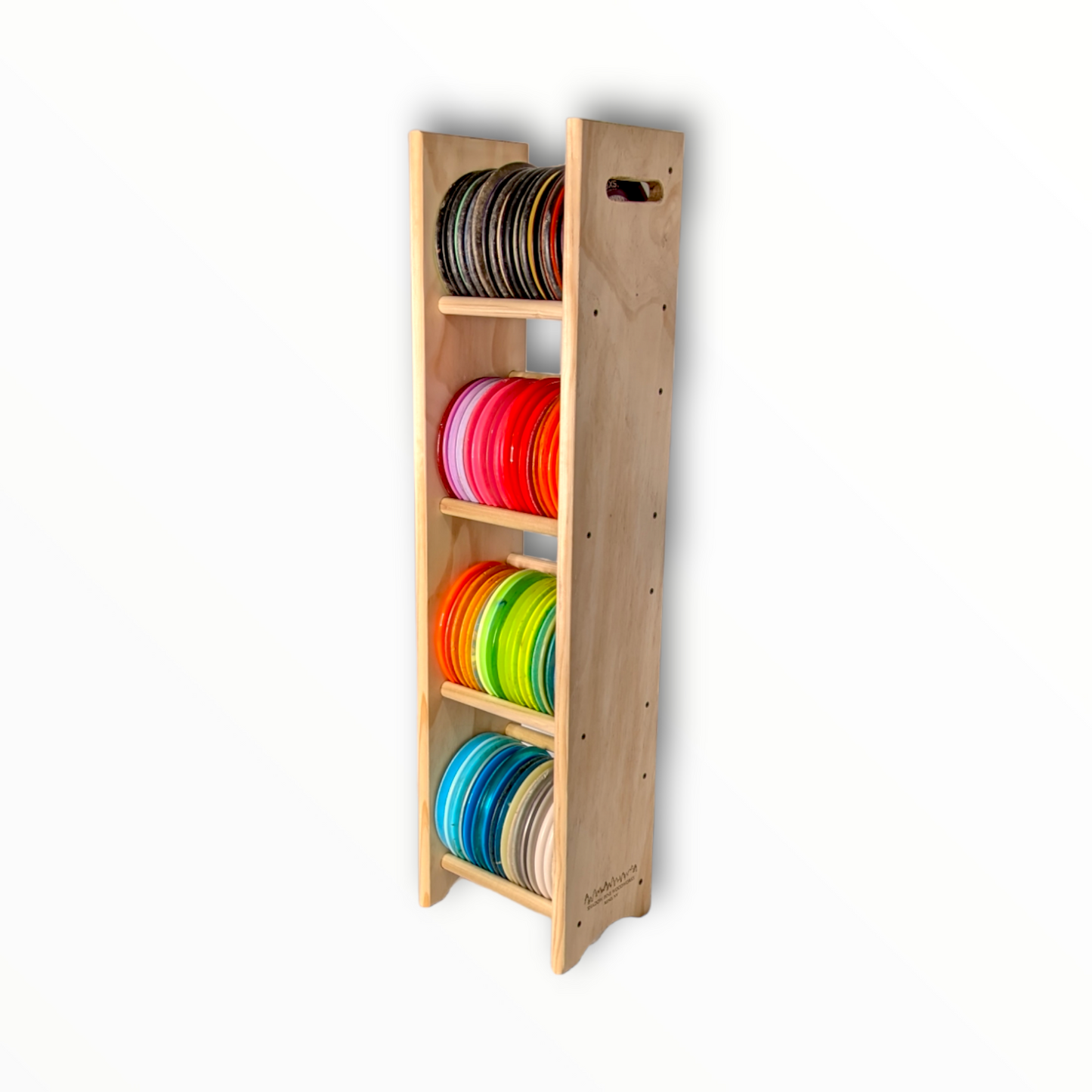 Customizable Disc Golf Storage Rack | 15-250 Discs | Free Laser Engraving