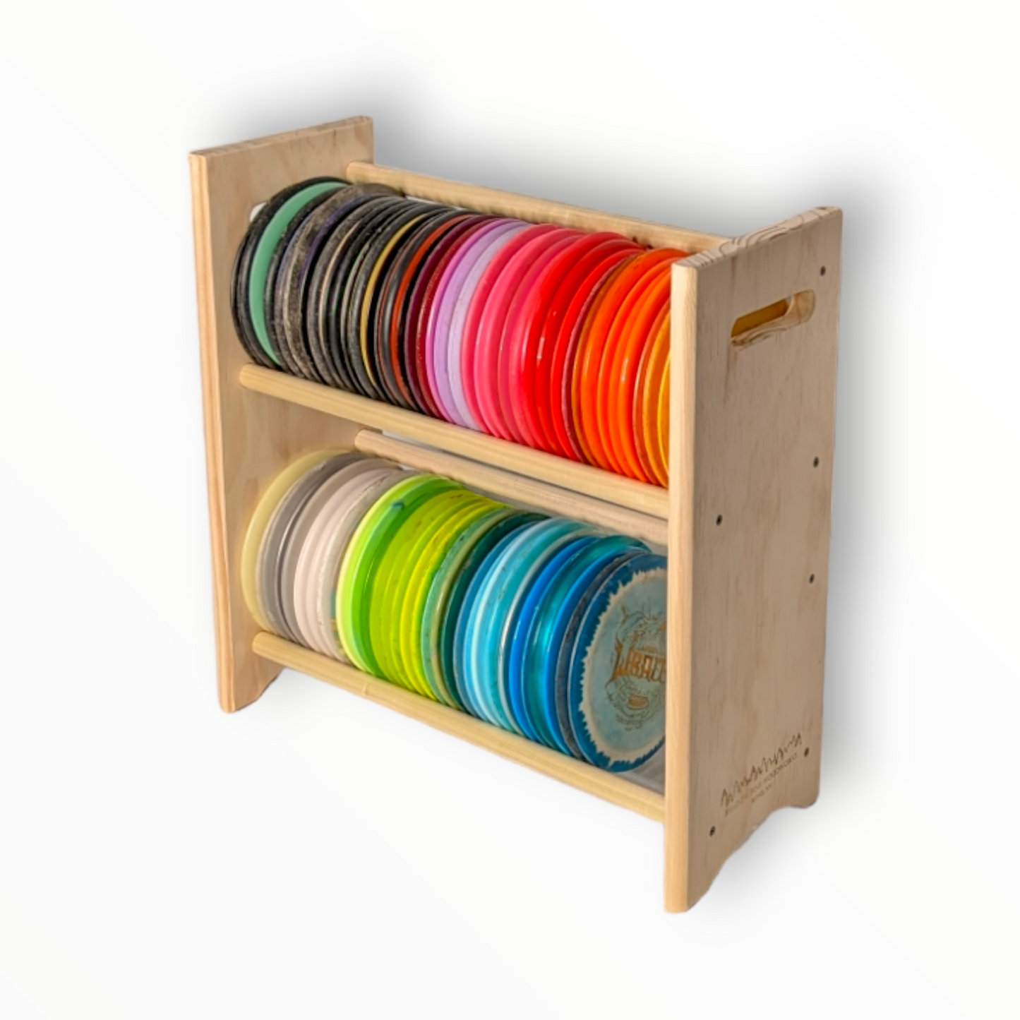 Customizable Disc Golf Storage Rack | 15-250 Discs | Free Laser Engraving