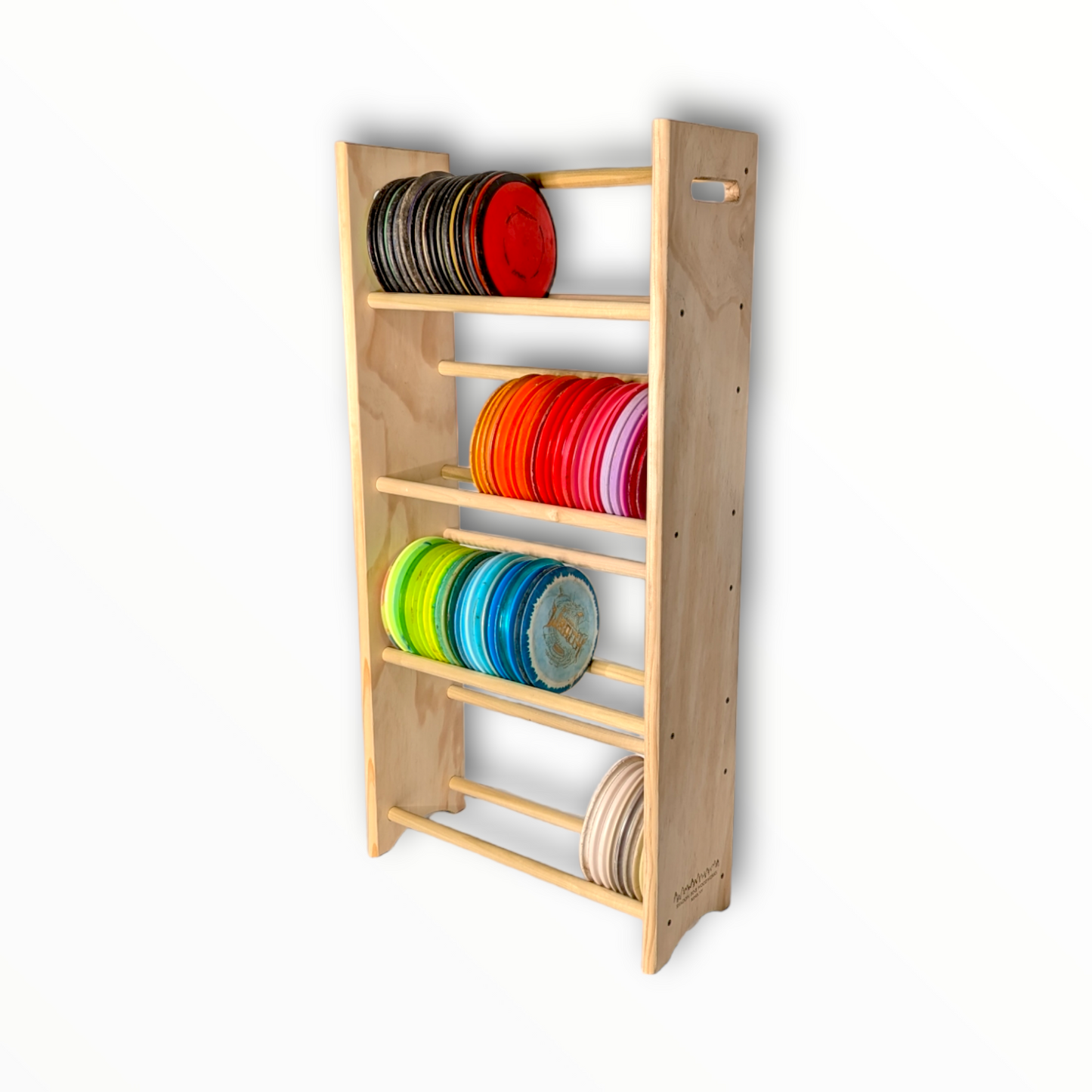 Customizable Disc Golf Storage Rack | 15-250 Discs | Free Laser Engraving