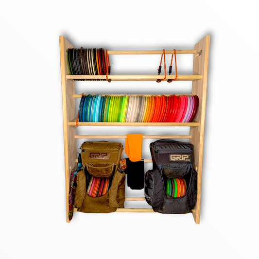 Customizable Disc Golf Storage Rack | 15-250 Discs | Free Laser Engraving