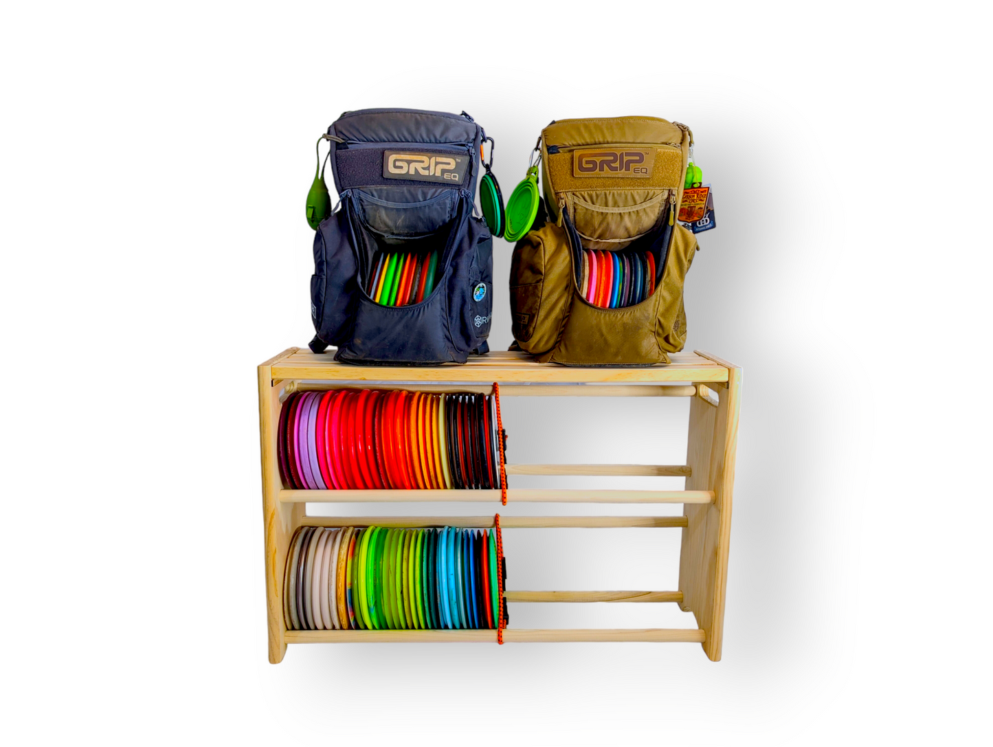 Customizable Disc Golf Storage Rack | 15-250 Discs | Free Laser Engraving