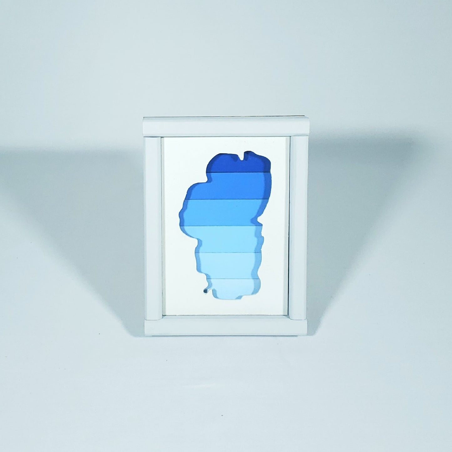 Lake Tahoe Art | Color Fade | 6" by 8"