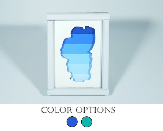 Lake Tahoe Art |  Color Fade | 6" by 8"