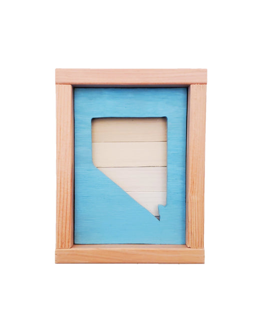 Nevada Art  | 6" by 8" | Outline in Green, Blue, White, or Black