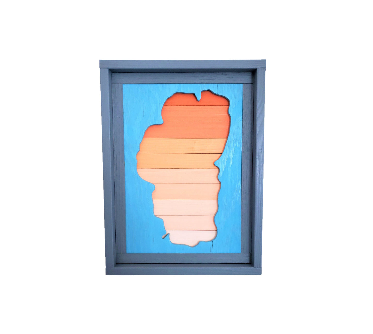 Lake Tahoe Art | Color Fade | 12" by 16"
