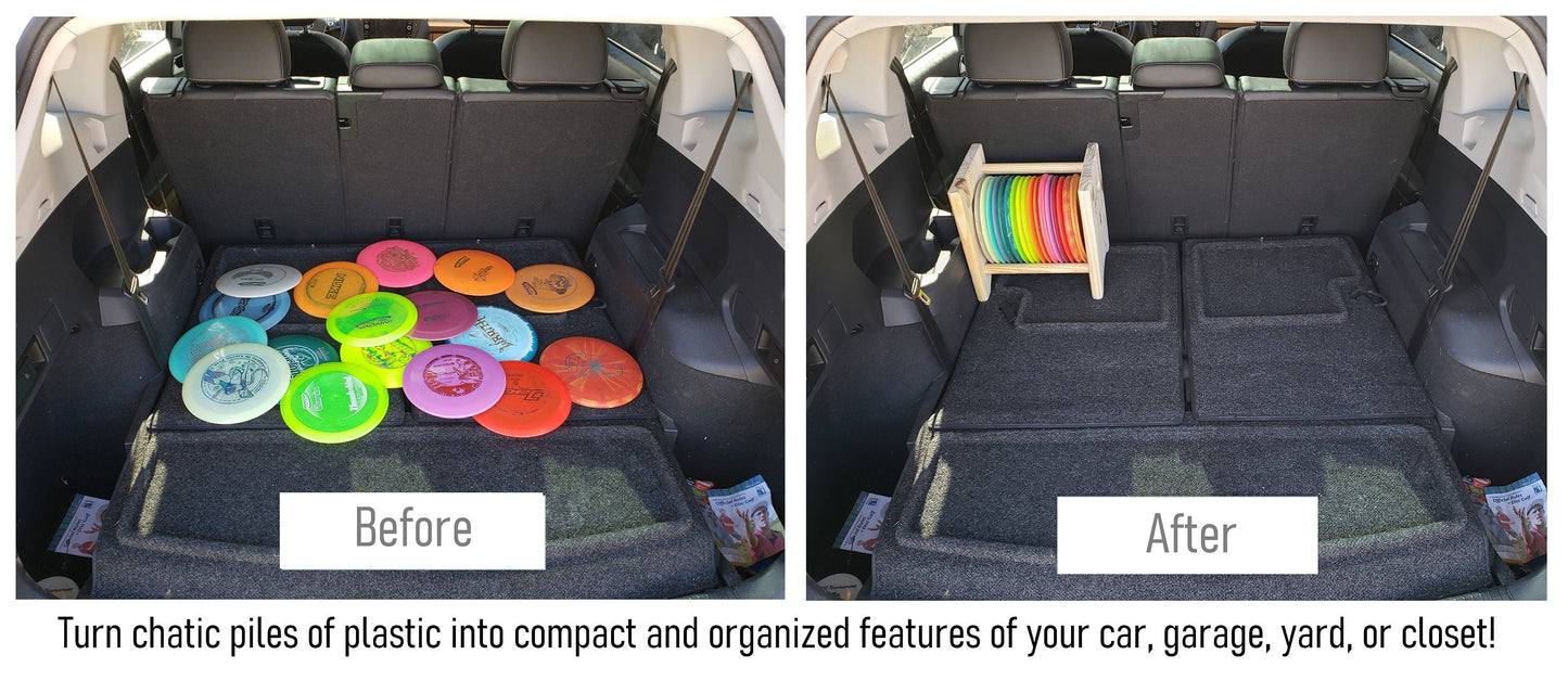 Customizable Disc Golf Storage Rack | 15-250 Discs | Free Laser Engraving