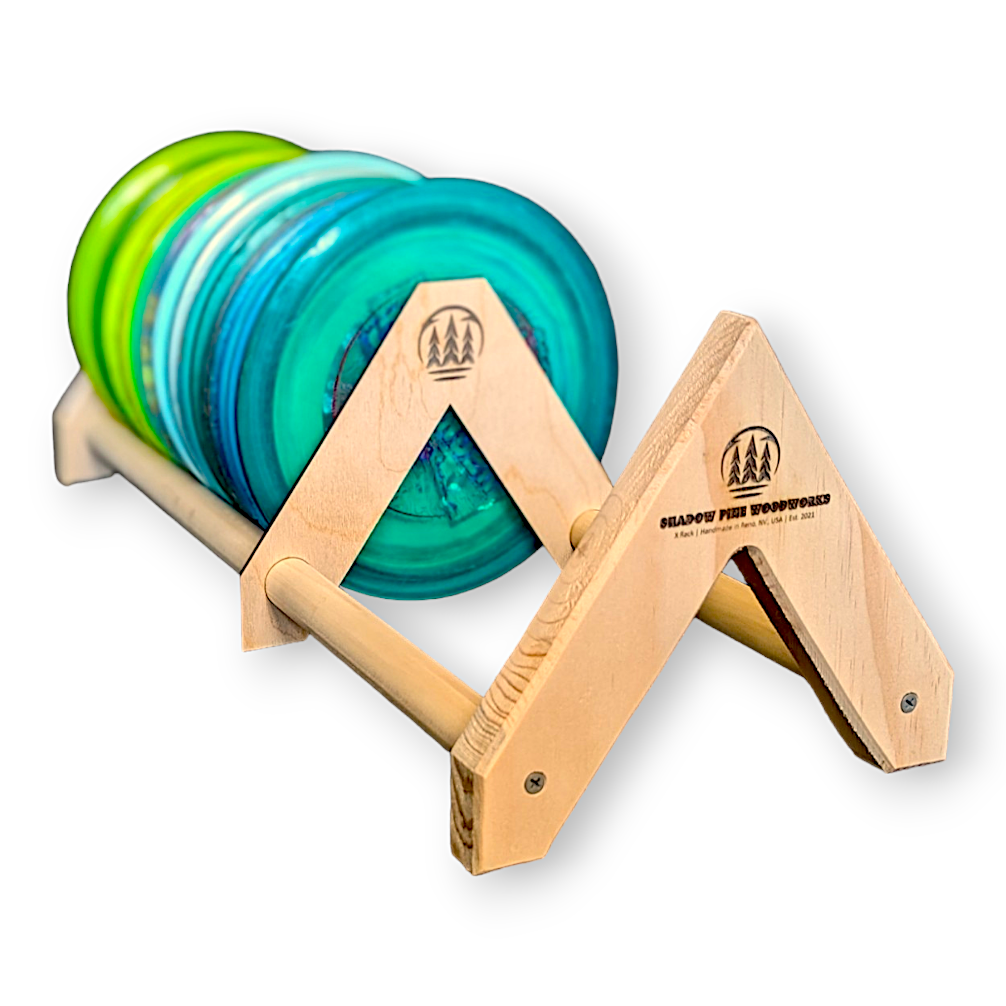 Disc Golf Storage Rack | A Rack | 35 to 50 Discs – shadowpinewoodworks