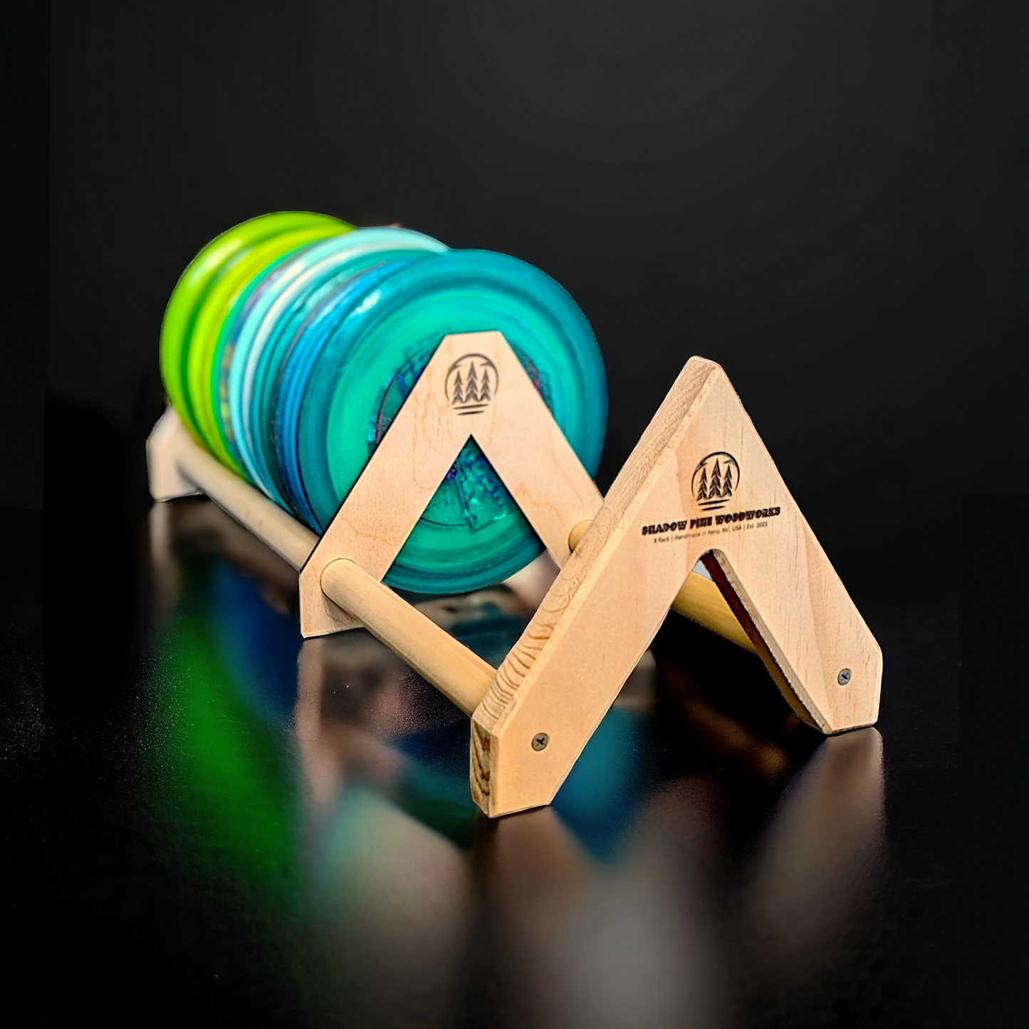 Disc Golf Storage Rack | A Rack | 35 to 50 Discs – shadowpinewoodworks