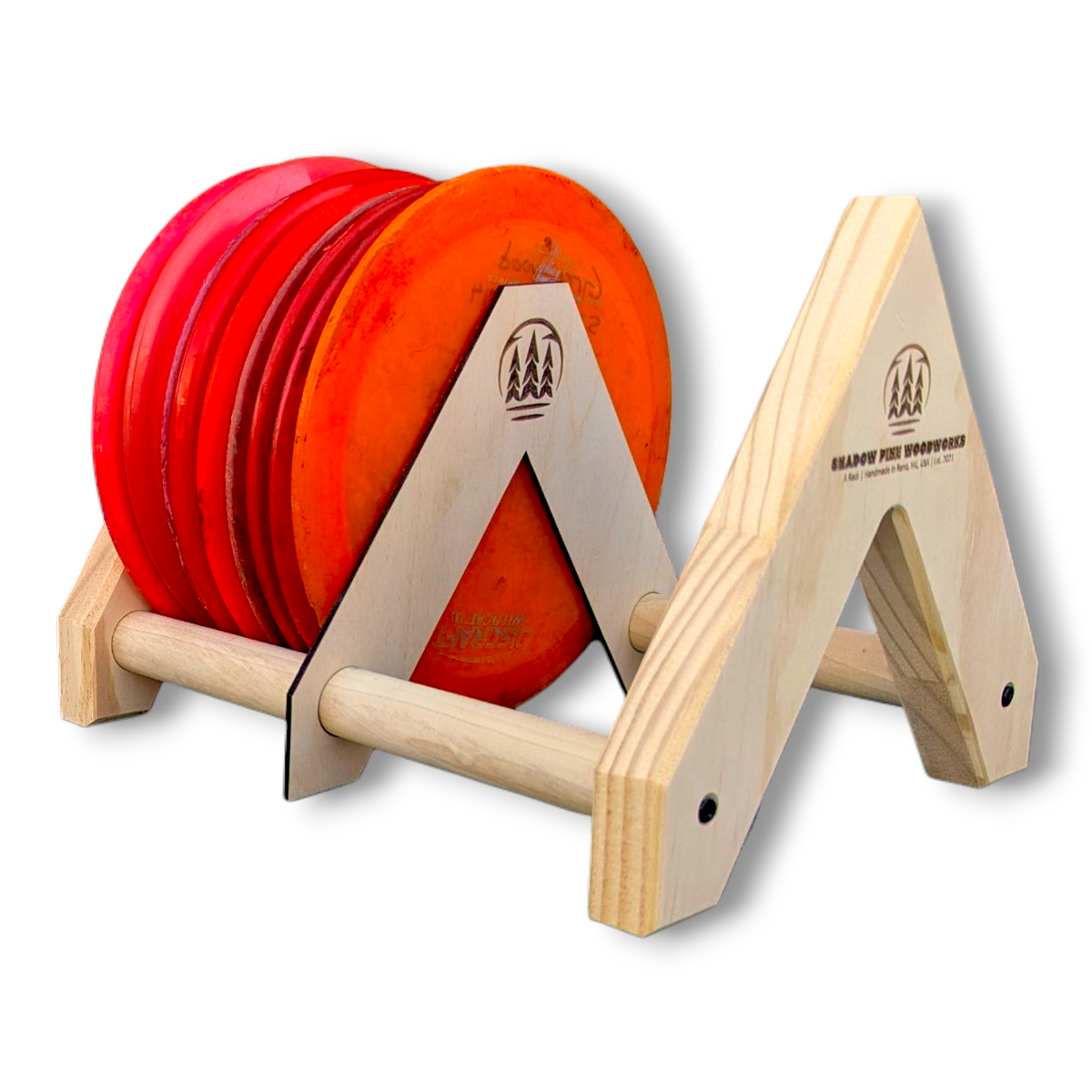Disc Spring Racks For Storage Disc Golf Storage Rack | A Rack | 35 to 50 Discs – shadowpinewoodworks