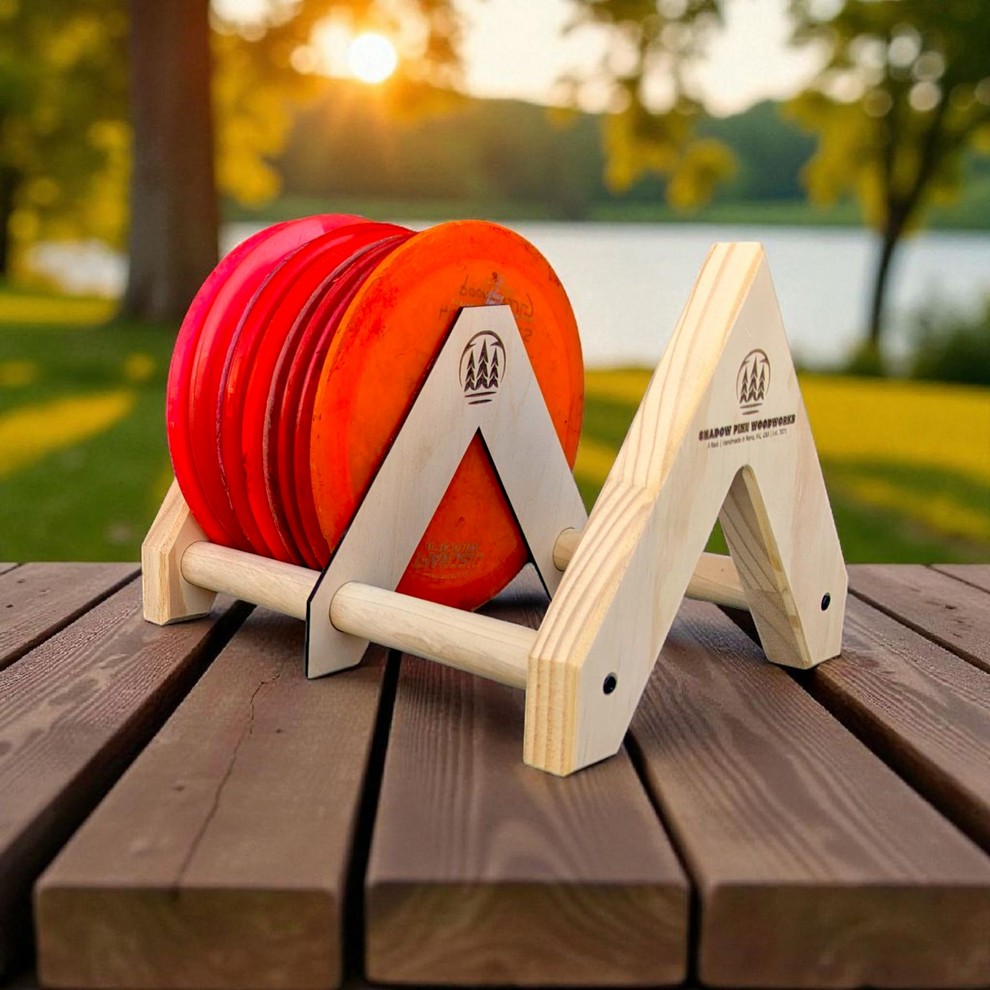 Disc Golf Storage Rack | A Rack | 15 Disc Storage – shadowpinewoodworks