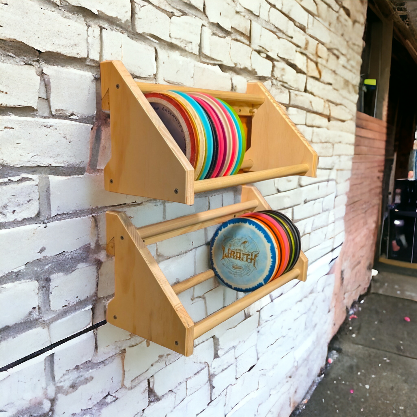 Disc Golf Storage Shelf | Wall Mounted