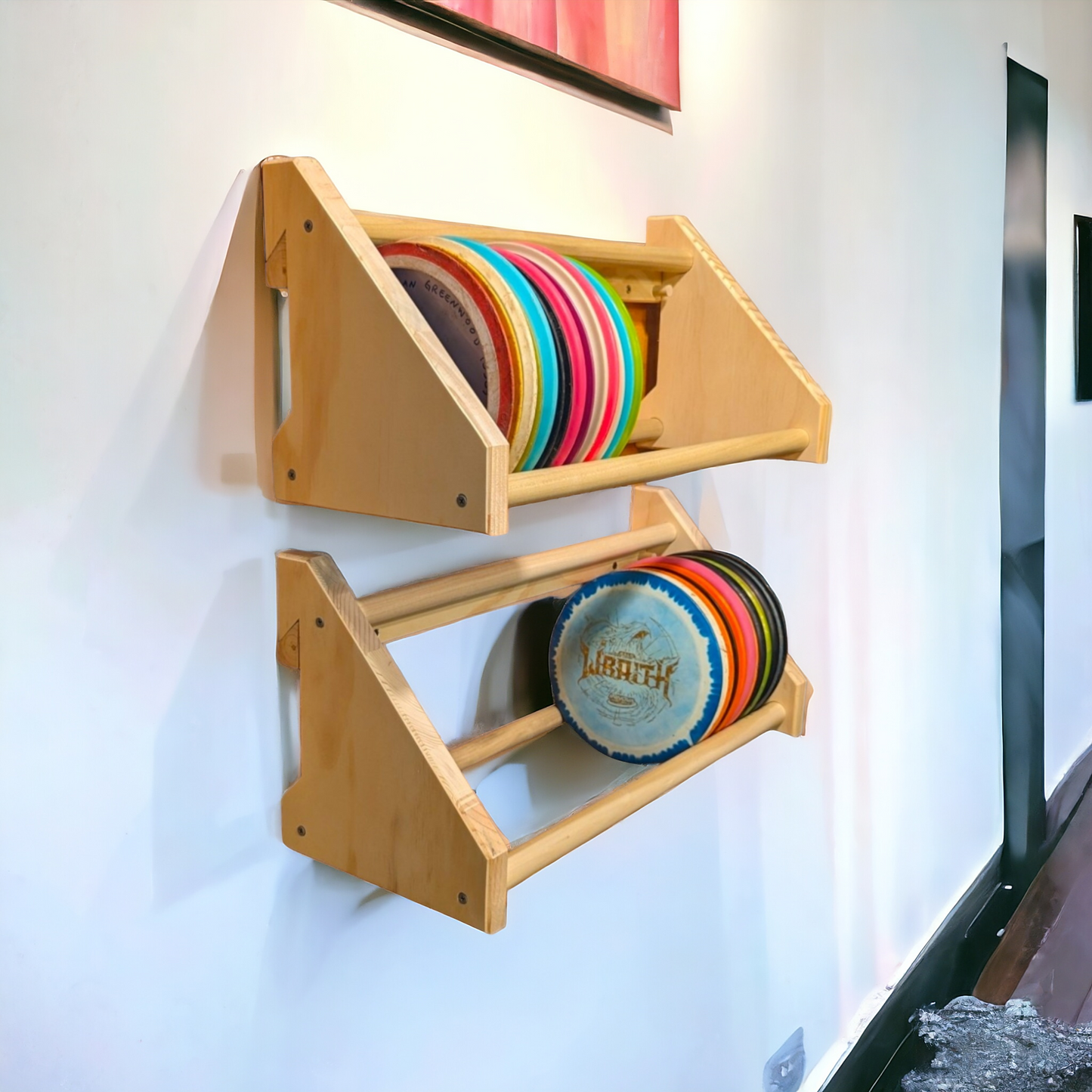 Disc Golf Storage Shelf | Wall Mounted