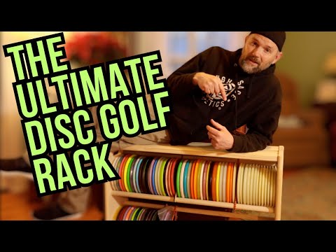 Disc golf best sale rack for sale