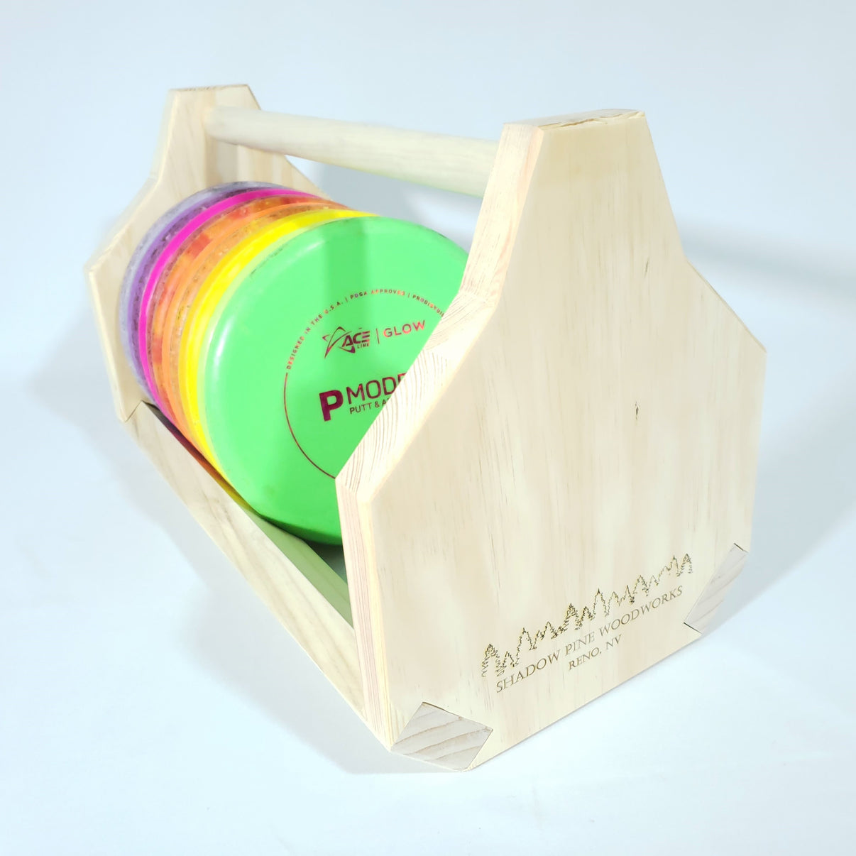Portable Disc Golf Storage Rack 1430 Discs shadowpinewoodworks