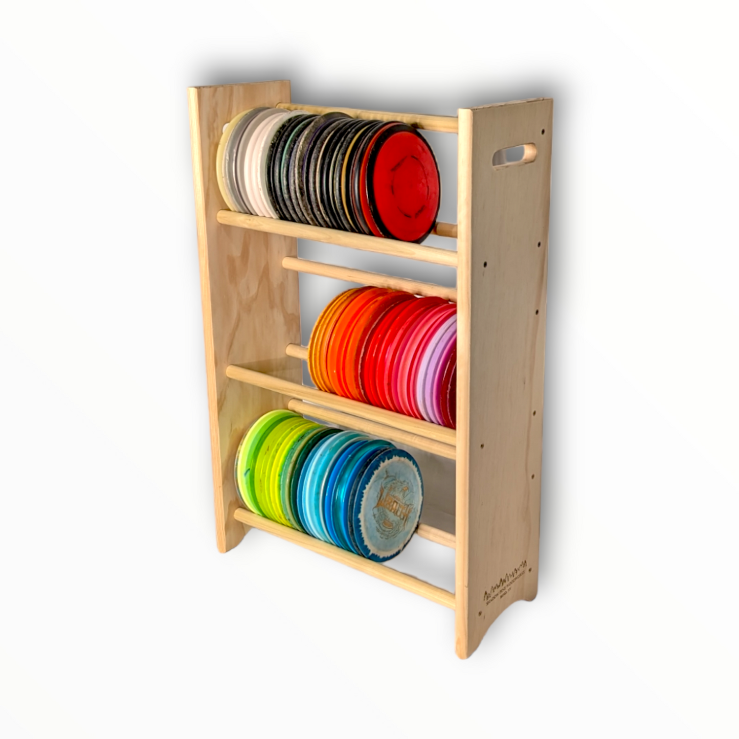 Customizable Disc Golf Storage Rack | 15-250 Discs | Free Laser Engraving