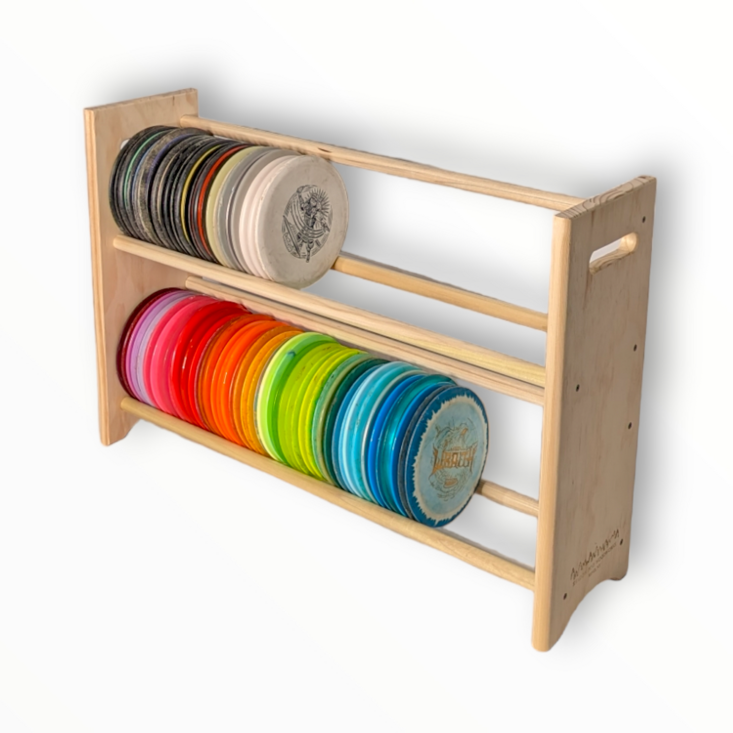 Customizable Disc Golf Storage Rack | 15-250 Discs | Free Laser Engraving