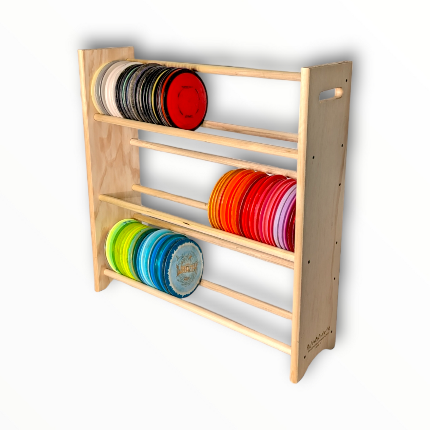 Customizable Disc Golf Storage Rack | 15-250 Discs | Free Laser Engraving