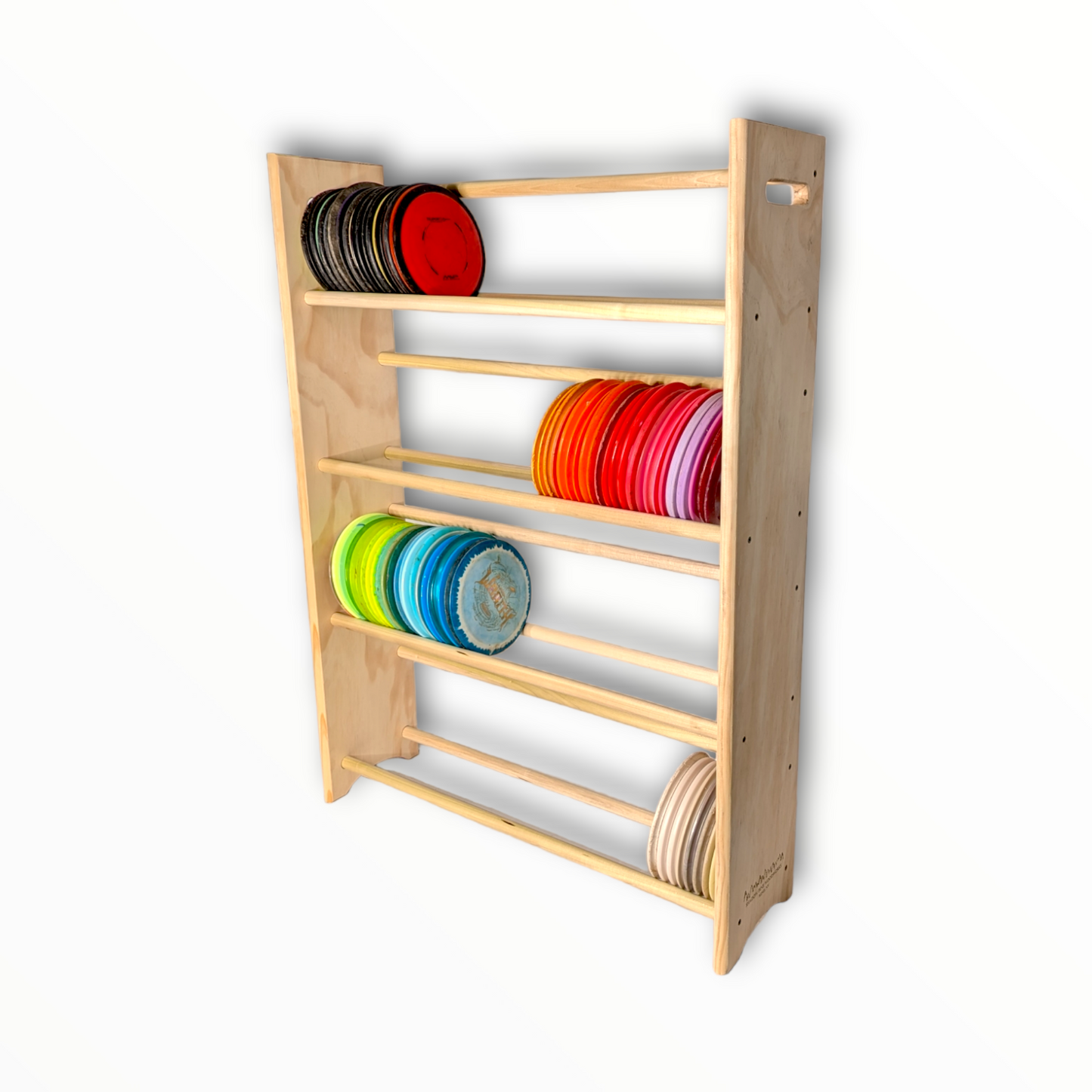 Customizable Disc Golf Storage Rack | 15-250 Discs | Free Laser Engraving