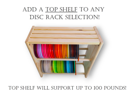Customizable Disc Golf Storage Rack | 15-250 Discs | Free Laser Engraving