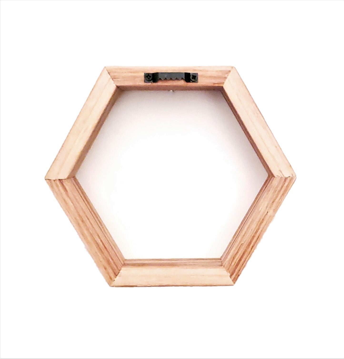 Honeycomb (Hexagon) Shelves | 3 Inches | Handmade from Redwood | SMALL