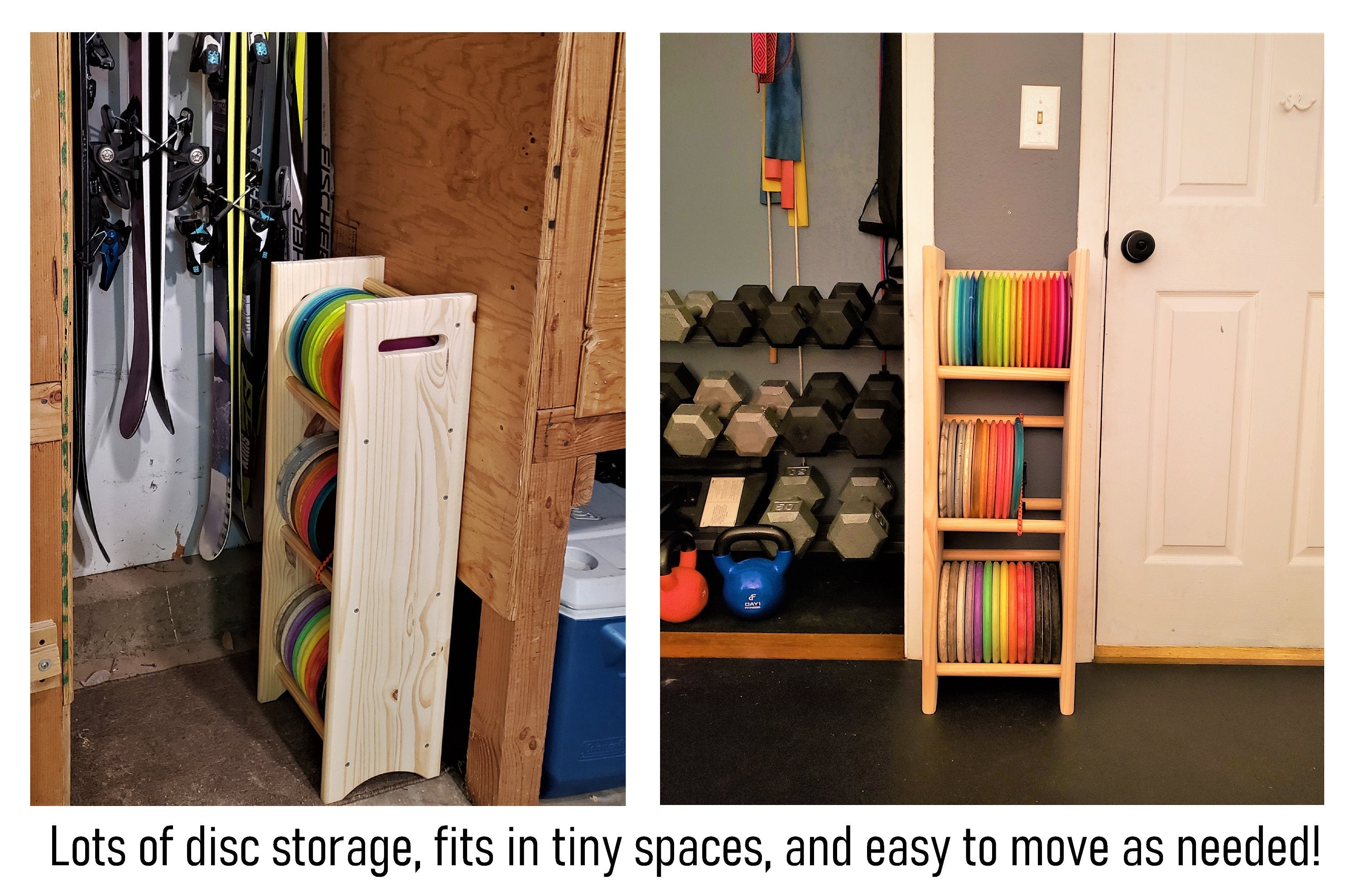 Disc golf rack discount storage